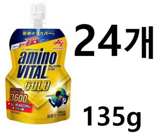 아미노바이탈 GOLD 에너지젤 3600mg 135g x 24개입 1박스, 24개