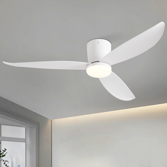 joxy LED 15W 3색모드 저소음 선풍기등 리모컨 포함 HG-8163, 흰색