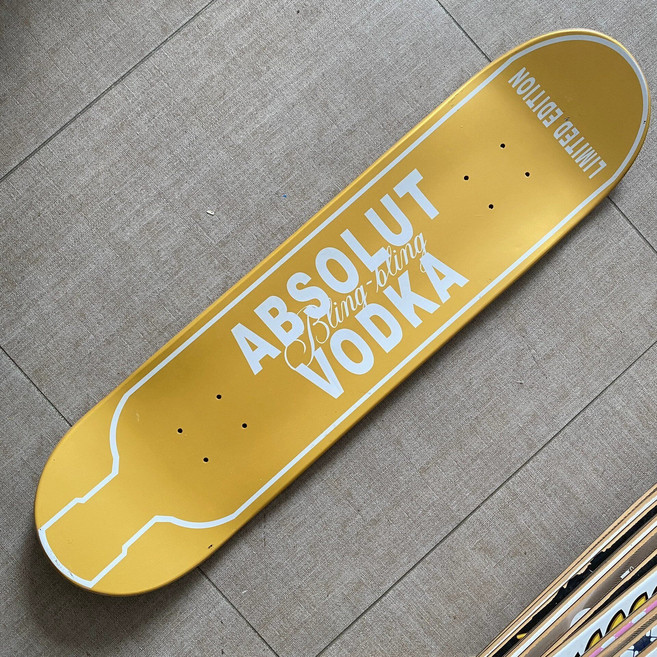 7.76吋 全加楓雙翹滑板板面，原木背面，送隨機砂紙, 如圖所示, 1個