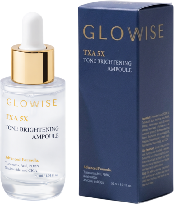 글로와이즈 PDRN 트라넥산삼 앰플 나이아신아마이드 히알루론산 병풀 미백 보습 진정 케어, 1개, 30ml