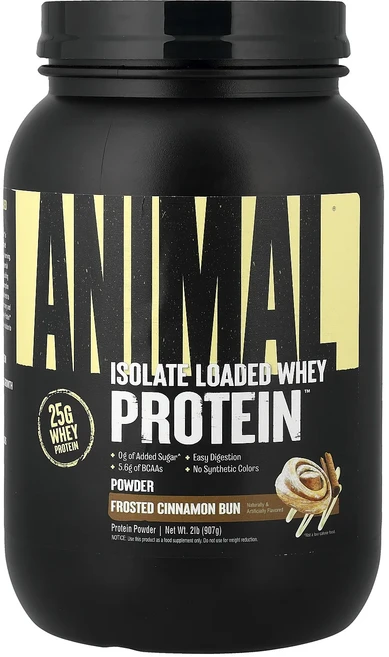 프리미엄상품 Animal Isolate Roaded Whey Protein™ 파우더 프로스티드 시나몬 번 907g(2lb) 끝내주게잘나가는상품, AnimalIsolateRoadedWheyProtein, 907g, 1개 - 쿠팡