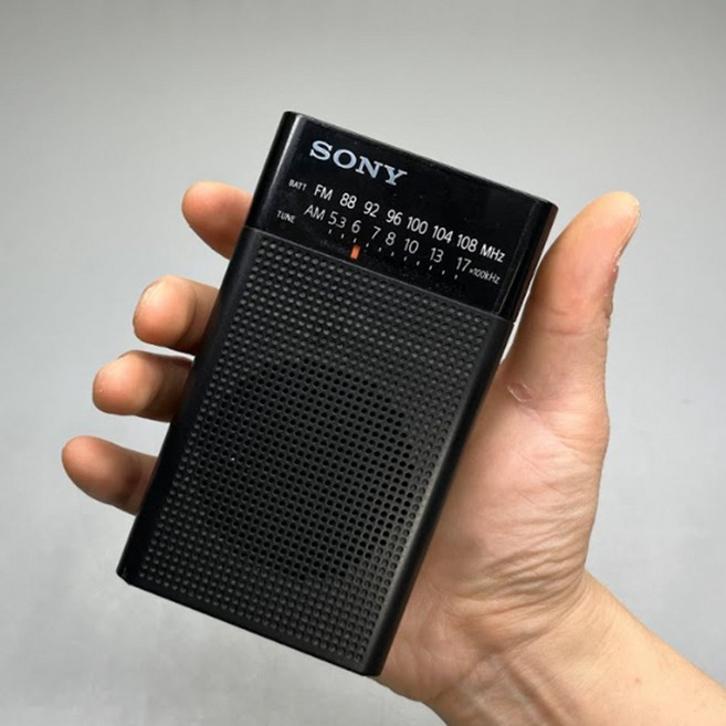 일본 소니 소형 라디오 휴대용 미니 fm 라디오