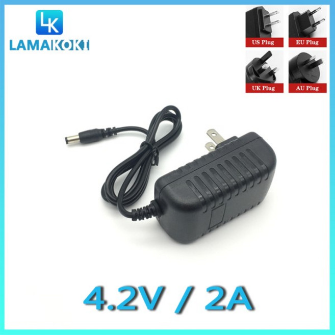 4.2V 2A 손전등 충전기 리튬 이온 배터리 DC 5.52.1MM, 01 US, 01 4.2V2A