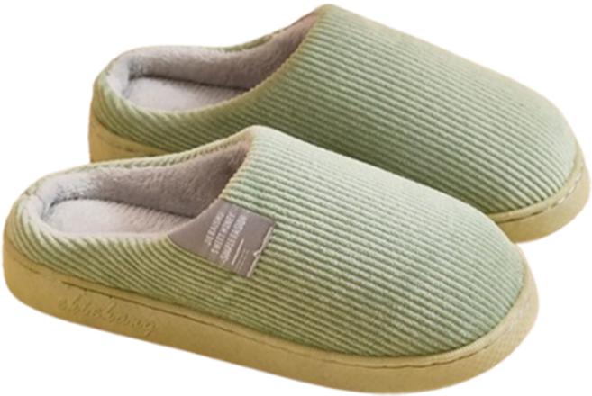 모아룸 양털 슬리퍼 코듀로이 남자 여자 실내화