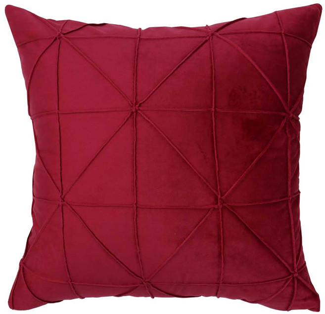 룸빌드 쿠션 럭셔리 이니셜 포인트 벨벳 등쿠션 사각 인테리어 쇼파 쿠션솜세트, 3No)모던벨벳레드(43-1)