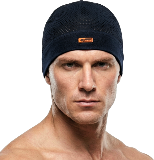 타이트엔드 HOLE 쿨 이너햇 자전거용 쪽모자, 블랙, 2개