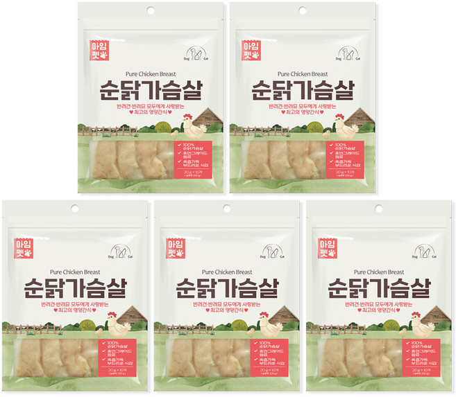 순닭가슴살, 5개, 치킨