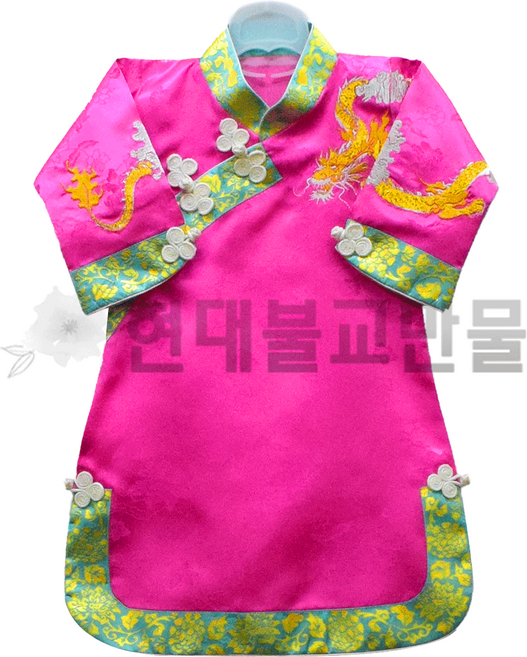 신금단 중국동녀(다홍) 모자세트, 1개