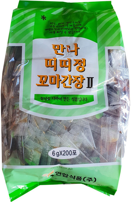 연합식품 만나띠띠정 꼬마간장 일회용 배달용 포장용 만두간장, 1.2kg, 1개