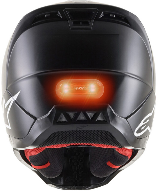 킥보드 자전거 헬멧 LED 후미등 전동 어반 헬멧 야간안전등, USB충전형, 1개