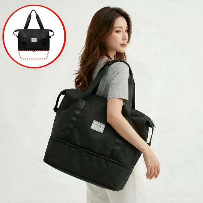 소소앤코 대용량 여행용 캐리어결합 확장형 보스턴백