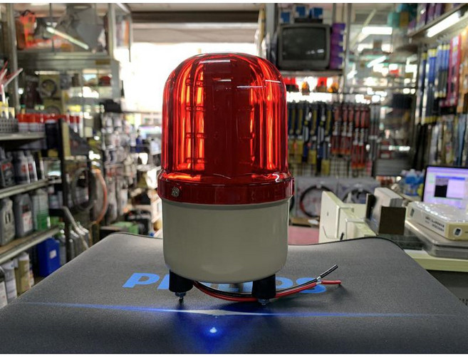台灣 紅鷹牌 LED警示燈 暴閃警示燈 小型 KM, 1個, 12V,綠色