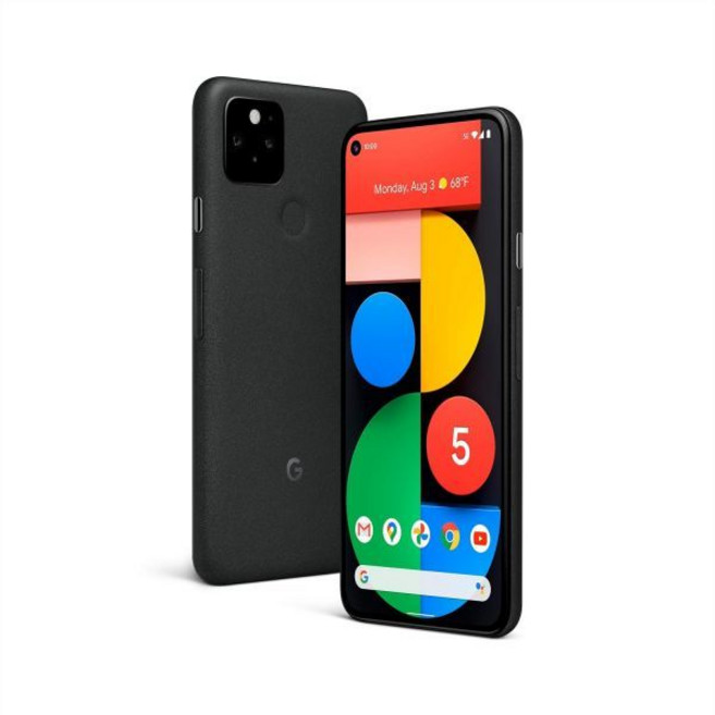 Google 구글 픽셀 5 5G 미국 버전 128GB 저스트 블랙 - 언락 리퍼비시드, Just Black, Unlocked + Renewed