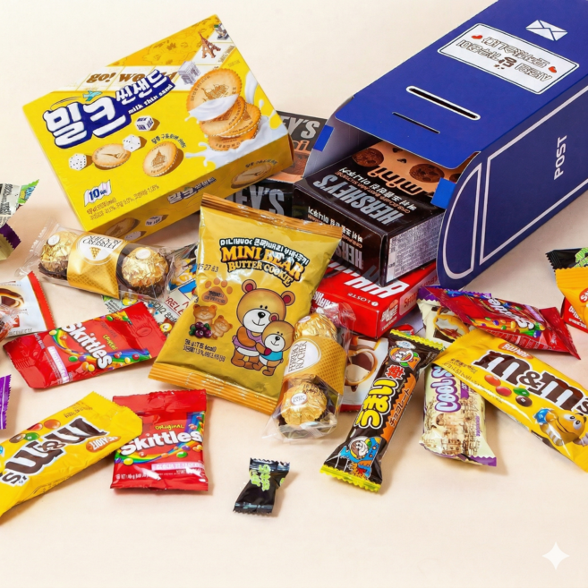 오직 하나뿐인 달콤 벚꽃 피크닉 초콜릿 과자 세트01, 1kg, 1개