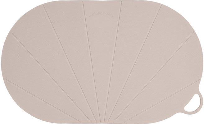 말랑하니 욕실 욕조 미끄럼방지 흡착 매트 36 x 22 cm, 1개, 코코아밀크