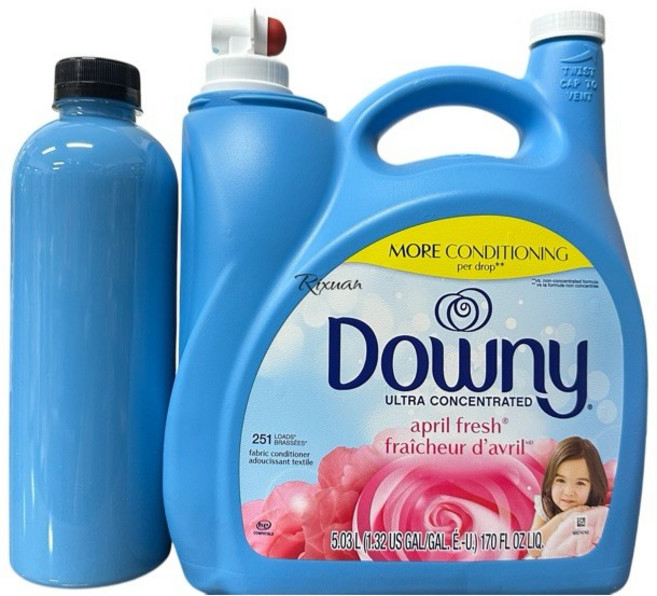 Downy 超濃縮衣物柔軟精 april fresh 5.03公升, 1個, 分購1000ML價(瓶裝出貨)