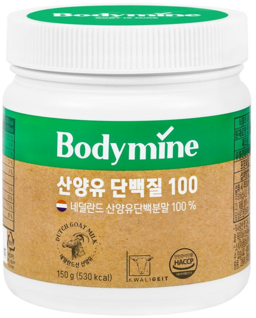 [본사직영] 바디마인 산양유 단백질 100 네덜란드 분말, 150g, 1개