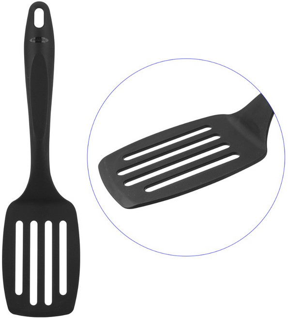 국산 블랙 나일론 뒤집개 가정용 업소용 식당, 1개, 상세참조