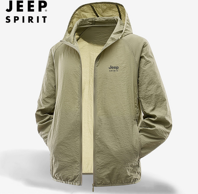 JEEP SPIRIT 지프 남녀공용 바람막이점퍼 초경량 자외선차단 JP6968+양말