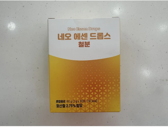 약사애 네오에센 드롭스 철분 (노랑), 1개, 30회분 - 쿠팡