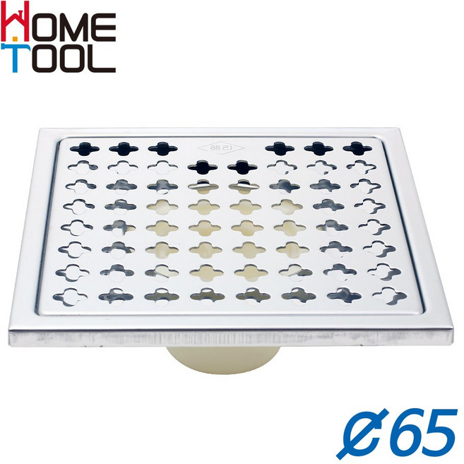 해리 스텐 유가 200mm 하수구트랩 욕실 바닥 배수구트랩 육가, 1개