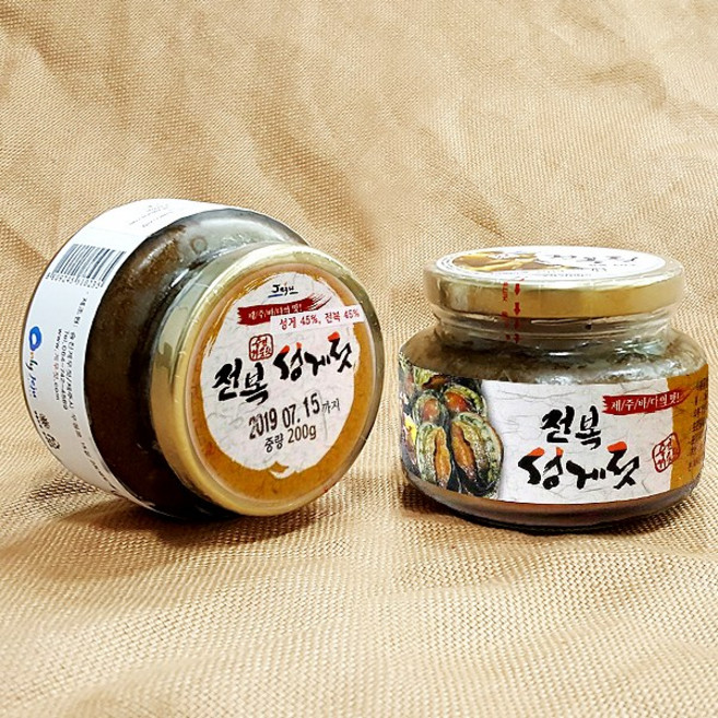 제주 전복성게젓 - 병당 200g -, 1개