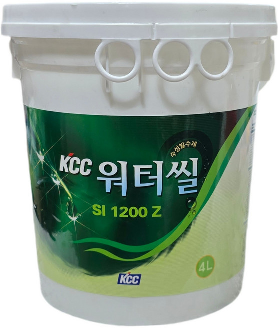 KCC친환경 숲으로 정품 (외부 타일 적벽돌 ) 침투 발수 방수제 워터씰 4L(투명)+3인치PP, 워터씰투명+미니로라, 1개, 4L