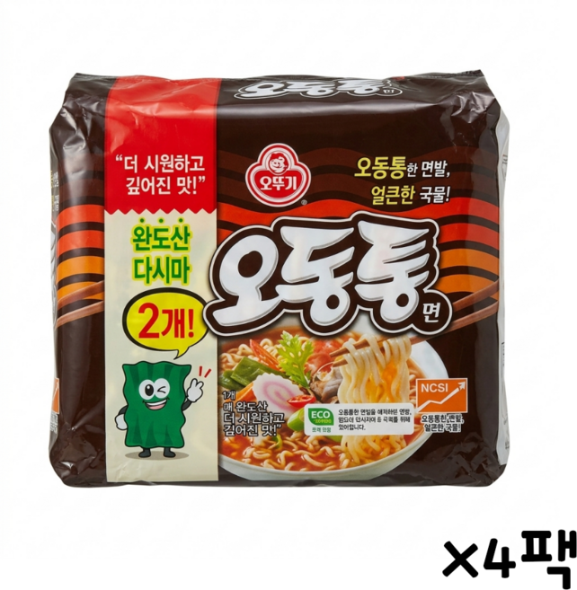 오뚜기 오동통면 120g, 20개