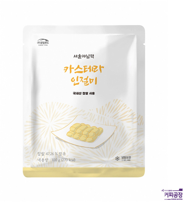 로뎀푸드 서울마님떡 카스테라 인절미 100g [SI115], 5개