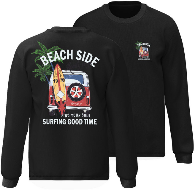 몰토벨리노 썸머 비치 프린팅 오버핏 긴팔 레쉬가드, 남녀공용L, 비치사이드819