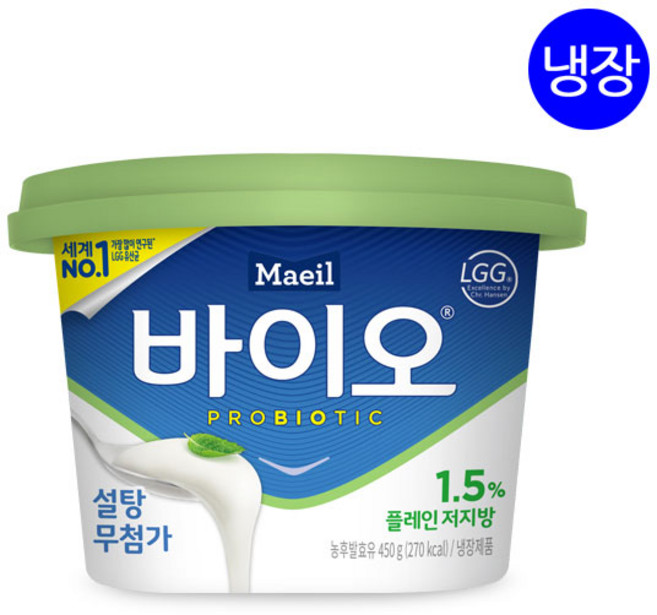 [메가마트]매일 바이오 플레인 저지방 450G, 2개