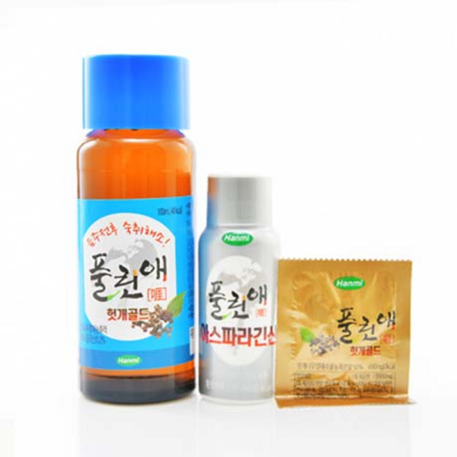 풀린애 숙취해소 세트 (헛개골드+아스파라긴산)