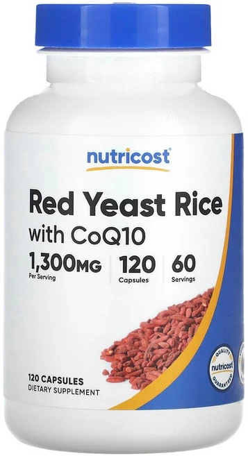 뉴트리코스트 Nutricost CoQ10 함유 홍국 캡슐 120정125561원산지:기타, 1개 - 쿠팡
