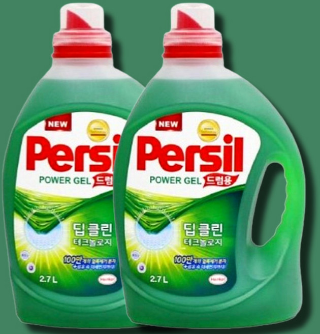 Persil 퍼실 헨켈 딥클린 파워젤 드럼 2.7L x2개