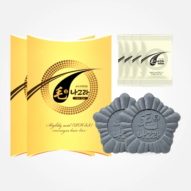 skinmagic 모나그라 hair bar 2P SET 탈모샴푸, 70g, 2개 - 쿠팡