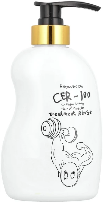 Elizavecca CER-100 콜라겐 코팅 헤어 A+ 머슬 트리트먼트 린스 500ml(16.9fl oz) - 쿠팡