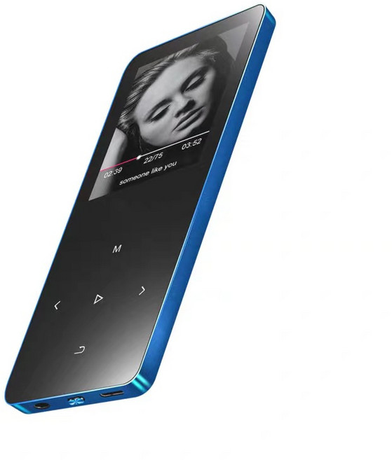 藍芽觸控MP3隨身聽 支援128GB擴充記憶卡 FM收音機 錄音筆功能, 銀色, 16g觸控 外放 藍芽