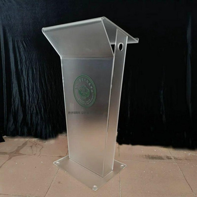 투명강연대 아크릴 사회자 단상 강의대, Z 나무 상자 포장 착불