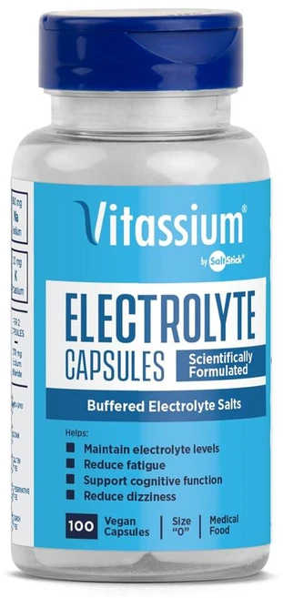 Vitassium Electrolyte 나트륨 500mg 및 칼륨 100mg 전해질 알약 100정, 1개 - 쿠팡