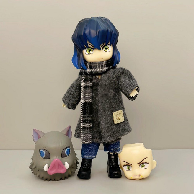 이노스케피규어 귀멸의칼날피규어 굿즈 귀칼 이노스케 관절인형 하시비라, 1