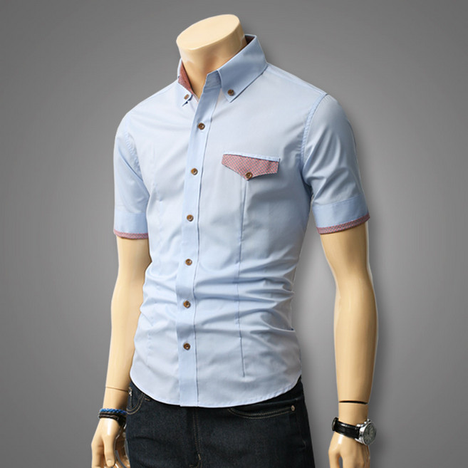 블루포스 하피즈 남성 반팔 남방 남자 여름 셔츠