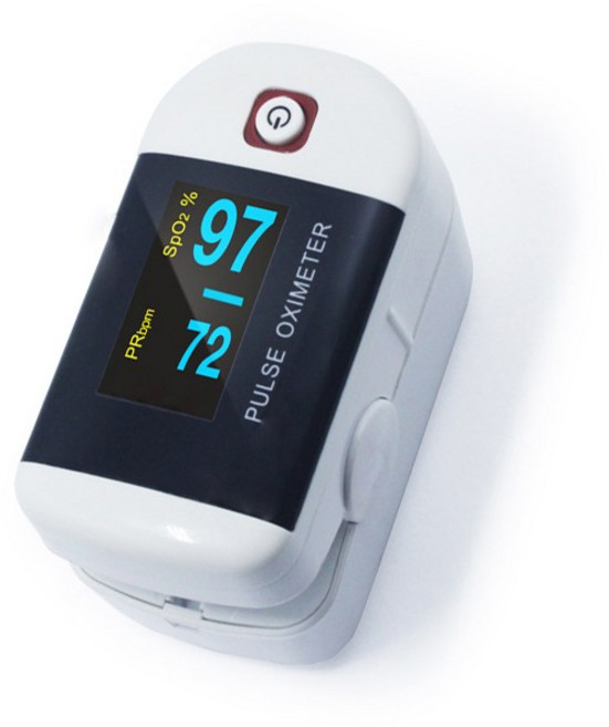 의료용 산소포화도 측정기 혈중 농도 산소 옥시미터 의료기기 휴대용 가정용 핑거형 손가락, 1개, 1개입
