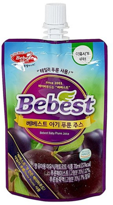 베베스트 아기 푸룬 주스 5개