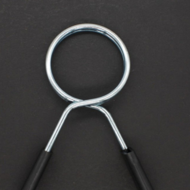 50mm 헬스 마구리 바벨 중량봉 고정 마구리 원판 스프링클립, 1개