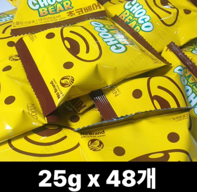 노브랜드 과자, 25g, 48개