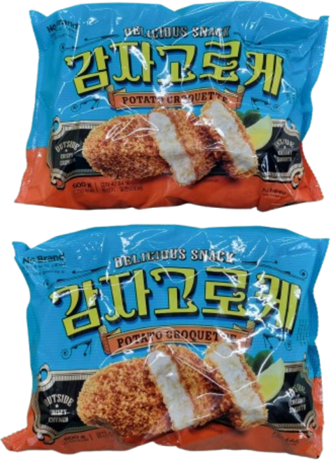 감자고로케 아이스박스포장 [노브랜드], 600g, 2개