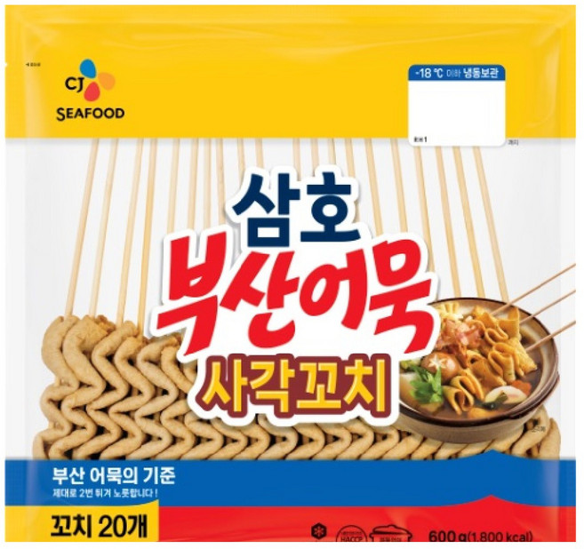 사각꼬치어묵 CJ 마차촌, 600g, 1개