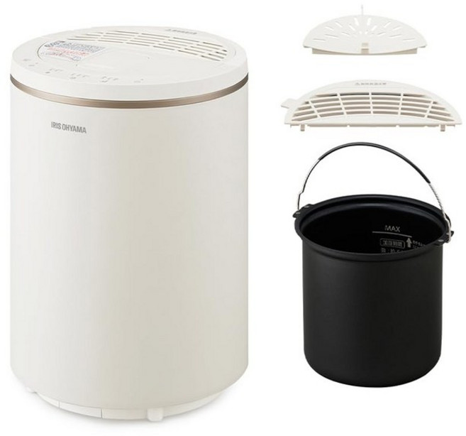 400ml 3L 2WAY AHM-MHU40A-W 아이리스 오야마 가습기 스팀식(가열식) 가습량 탱크, AHM-MHU40A