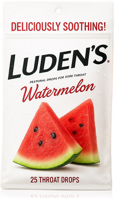 루덴스 환절기 미세먼지 목보호 진정 수박 캔디, 1개, 75g