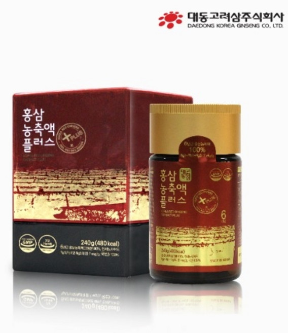 대동고려삼 홍삼정 플러스 240g 6년근 홍삼농축액 면역력 부모님선물 쇼핑백포함, 1개